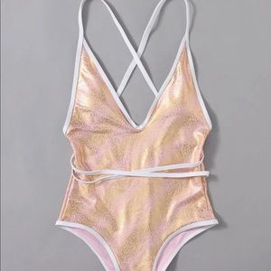 One piece bathing suit